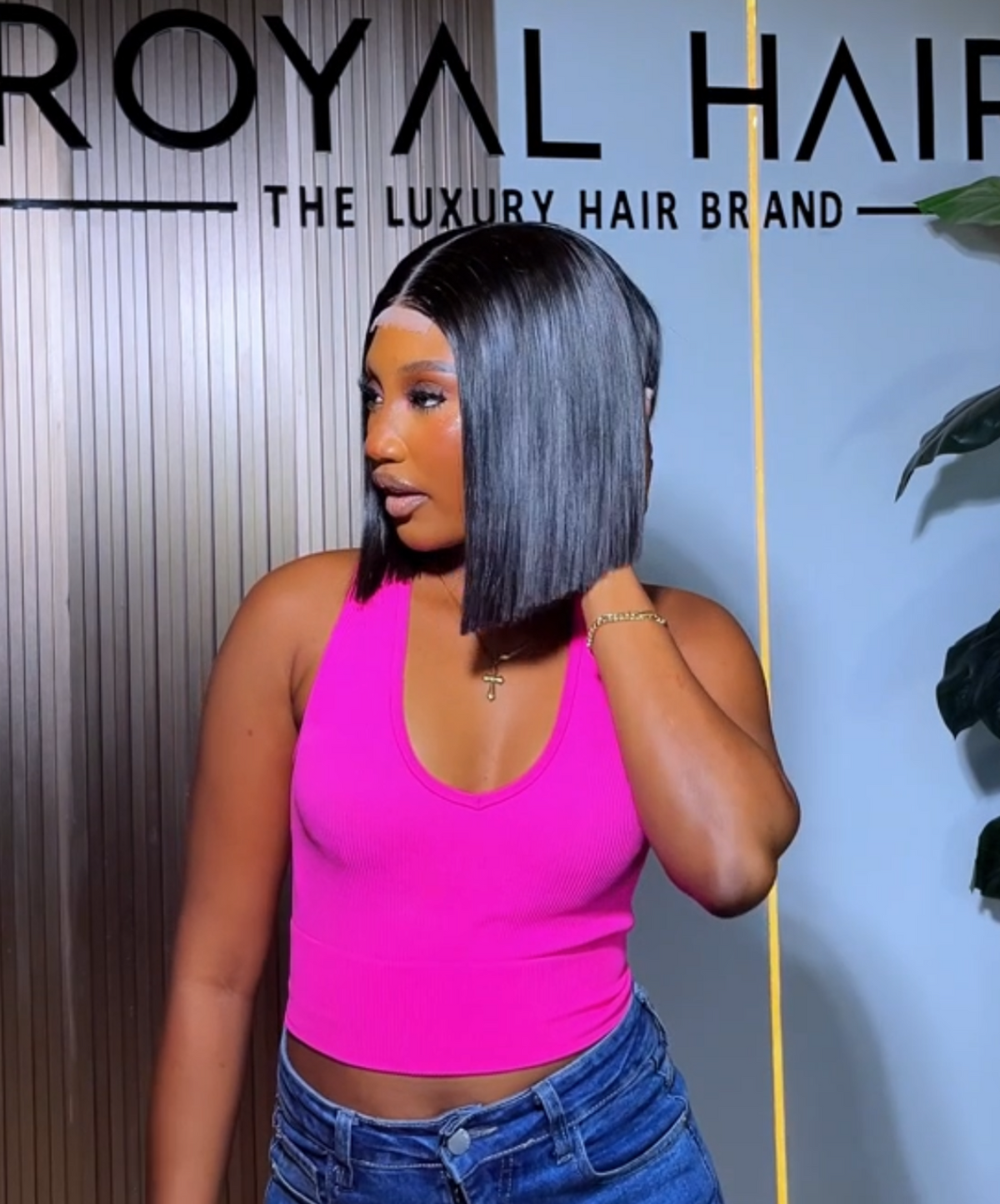 10” luxury bone straight 250 grams with 2x6 closure