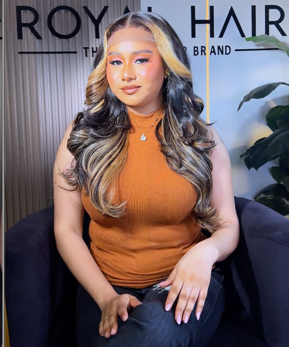 20" Super Deluxe 300gms, Custom Colour with 5x5 HD Closure